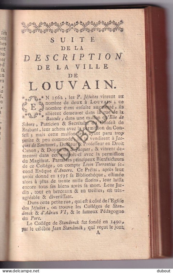 Leuven/Aarschot/Kaggevinne/Meerhout/Zichem/Tienen - Le Guide Fidèle ±1780  (W208) - 1701-1800
