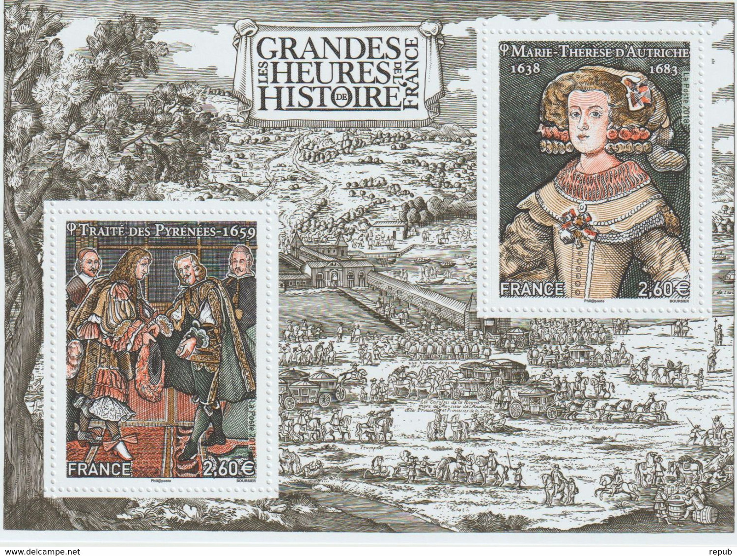 France 2018 Bloc Grandes Heures De L'histoire F 5236 ** MNH - Ungebraucht