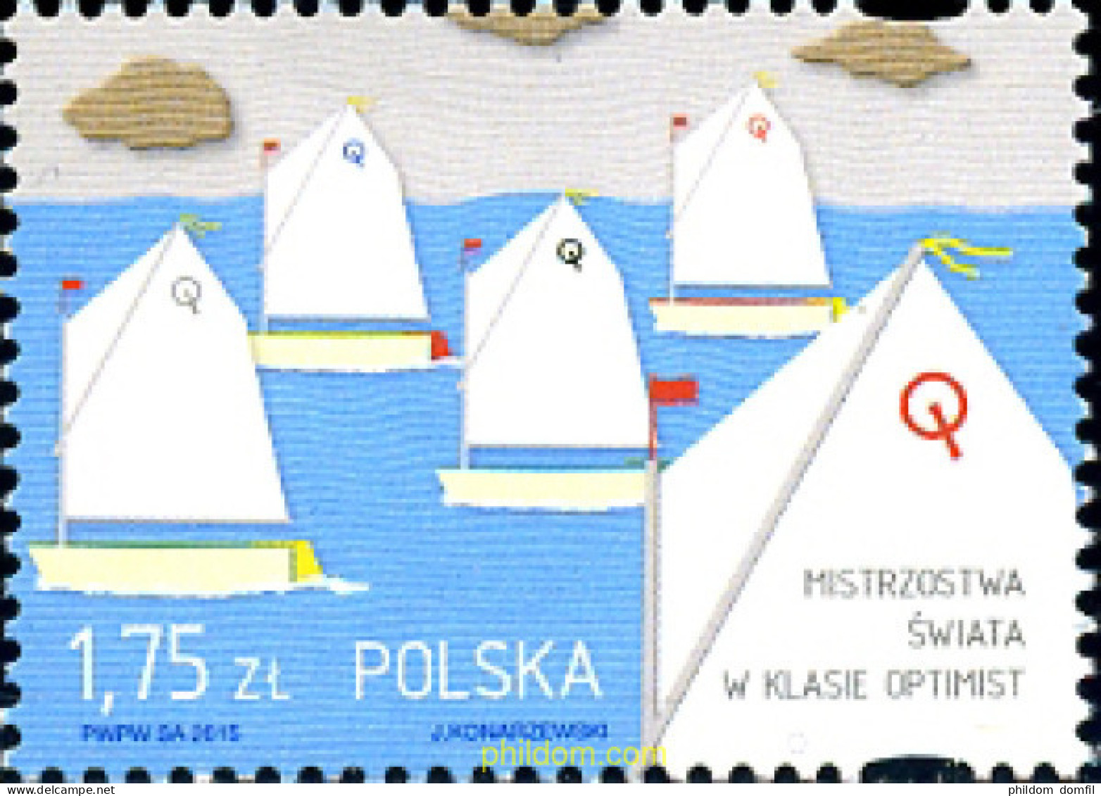 353594 MNH POLONIA 2015 REGATA - Sonstige & Ohne Zuordnung