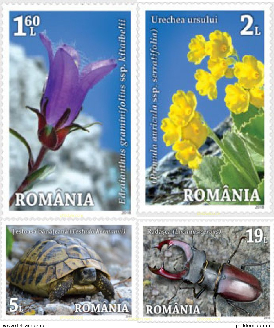 602003 MNH RUMANIA 2018 PARQUES NATURALES RUMANESES - Spinnen