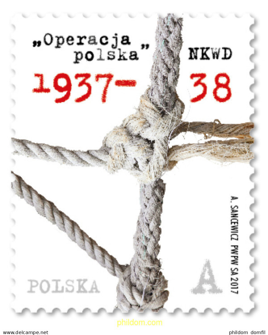 659804 MNH POLONIA 2017 OPERACION NKVD EN POLONIA (1937-1938) - Other & Unclassified