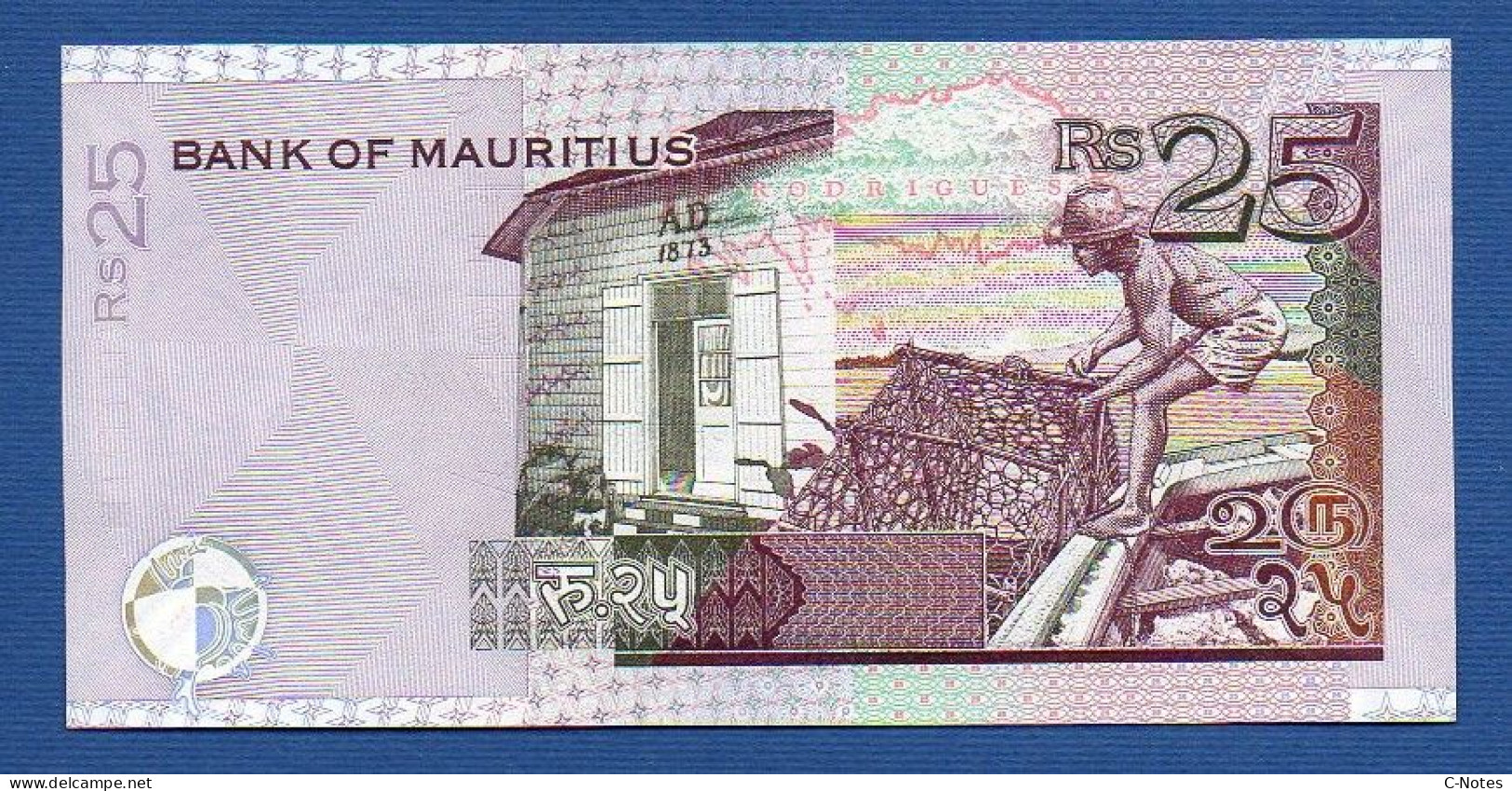 MAURITIUS - P.49c – 25 Rupees 2006 UNC, Serie BC754049 - Mauricio