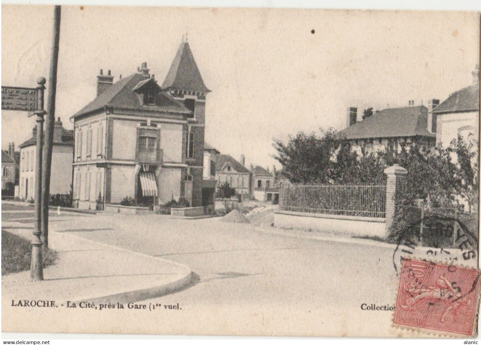 LAROCHE  LA CITE PRES DE LA GARE [89] Yonne  Laroche Saint Cydroine-CIRCULEE-CONVOYEUR - Laroche Saint Cydroine