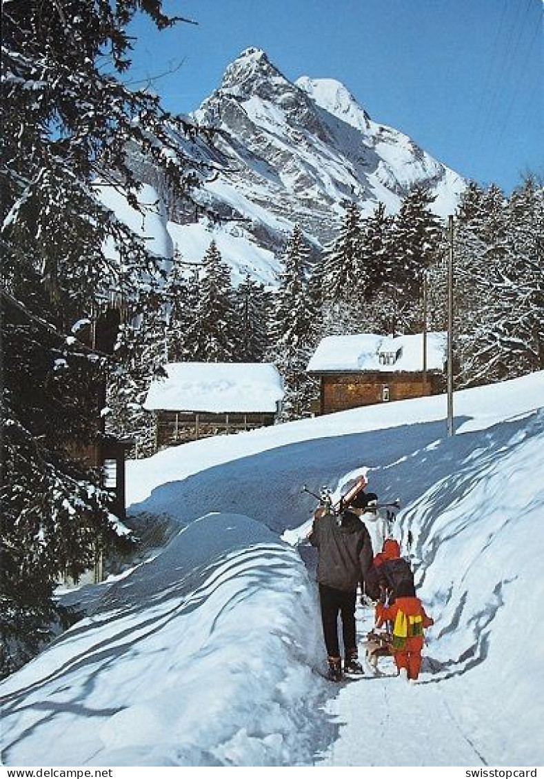 2 X AK BRAUNWALD Hotel Tödi Blick Gegen Ortstock - Braunwald