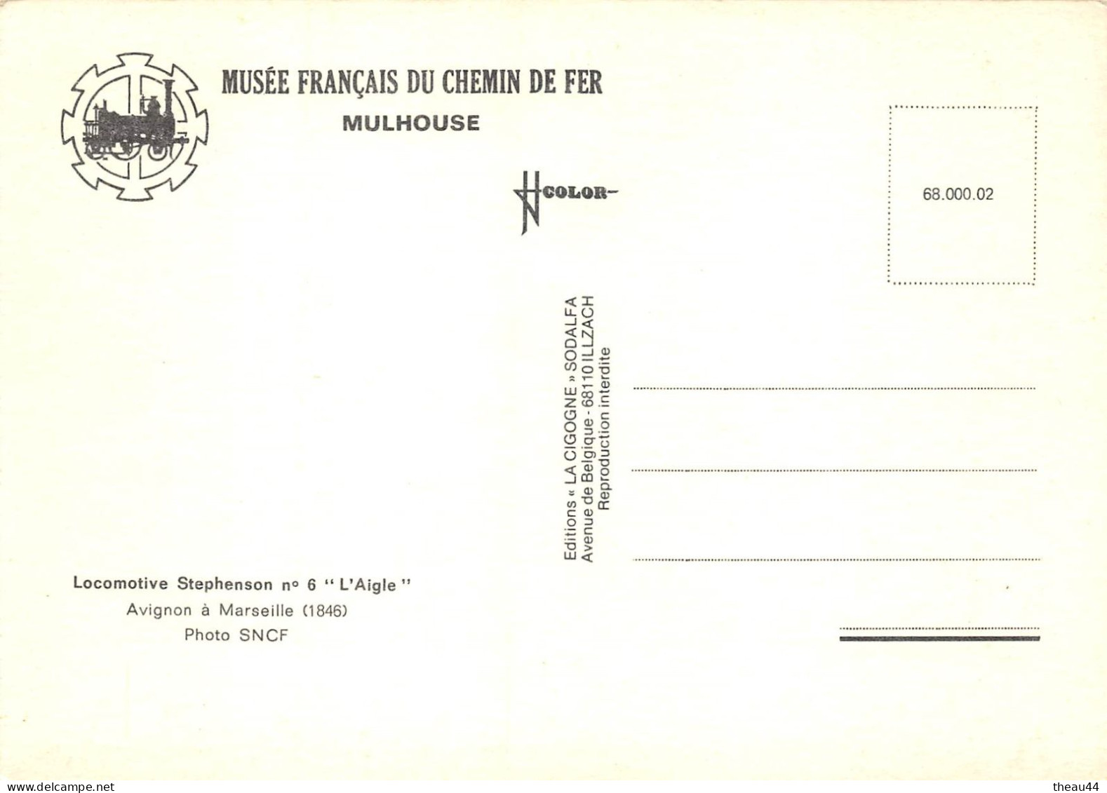 ¤¤   -   Lot de 10 Cartes du Musée Français du Chemin de Fer de MULHOUSE  -  Locomotives, Wagons, Trains   -   ¤¤
