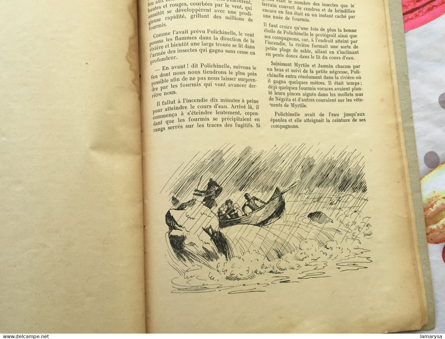 1942 Collector Les Aventures de Polichinelle Livre pour enfant de :Jacques Ribière-France Editions-revue originale   -