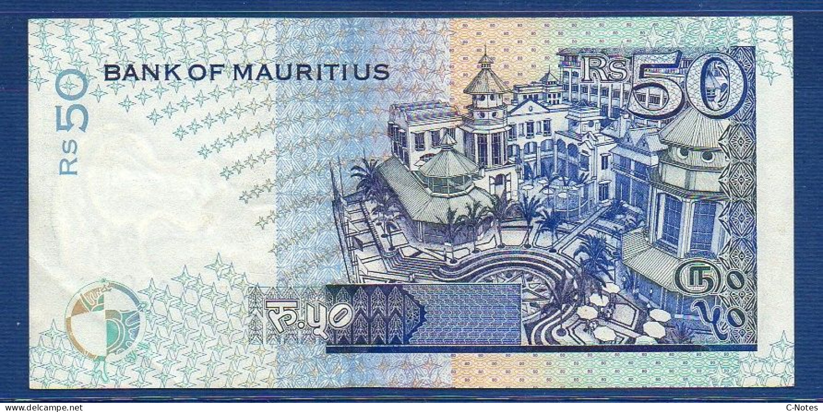 MAURITIUS - P.43 – 50 Rupees 1998 VF+, Serie BE857610 - Mauricio