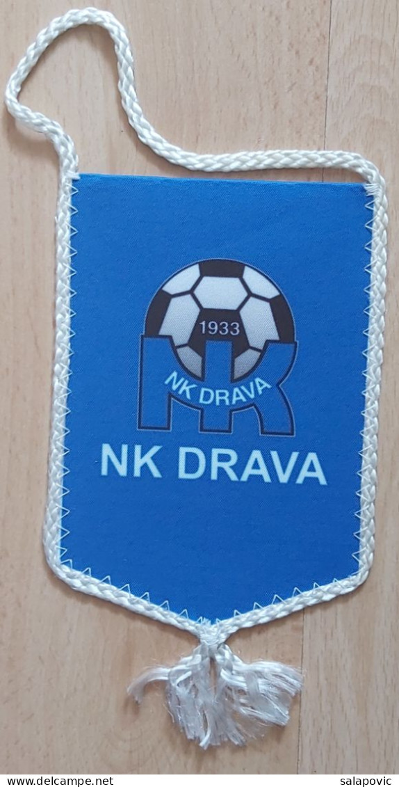 NK DRAVA PTUJ Slovenia Football  Soccer Club Fussball Calcio Futbol Futebol PENNANT, SPORTS FLAG ZS 3/6 - Habillement, Souvenirs & Autres