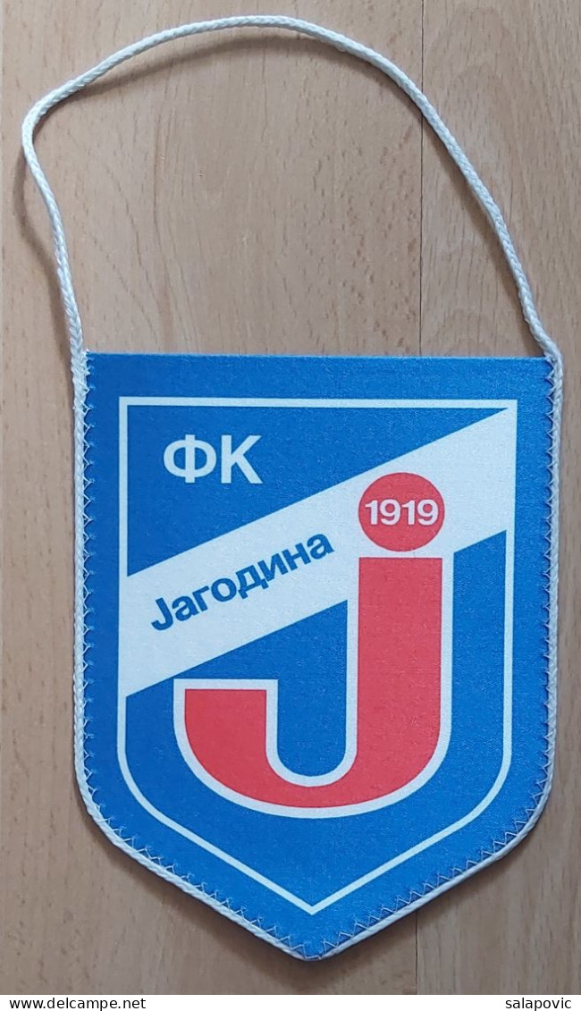 FK Jagodina 1919  Serbia Football Club Soccer Fussball Calcio Futebol PENNANT, SPORTS FLAG ZS 3/12 - Habillement, Souvenirs & Autres