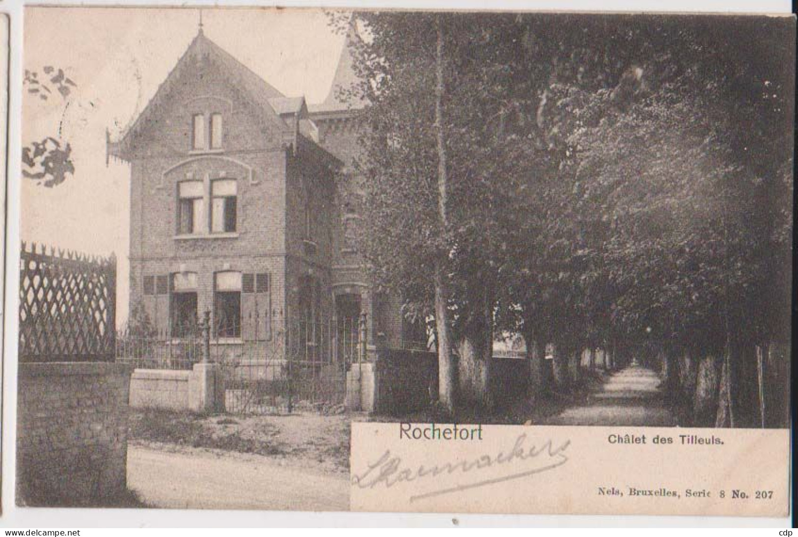 Cpa Rochefort    Chalet   1903 - Doornik