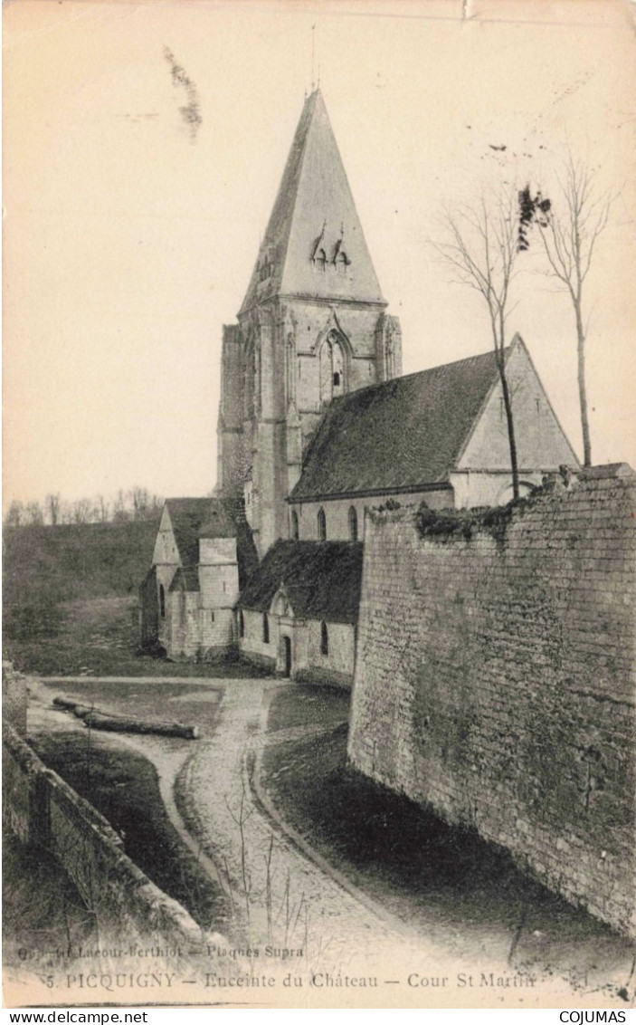 80 - PICQUIGNY - S12452 - Enceinte Du Château - Cour St Martin - L17 - Picquigny