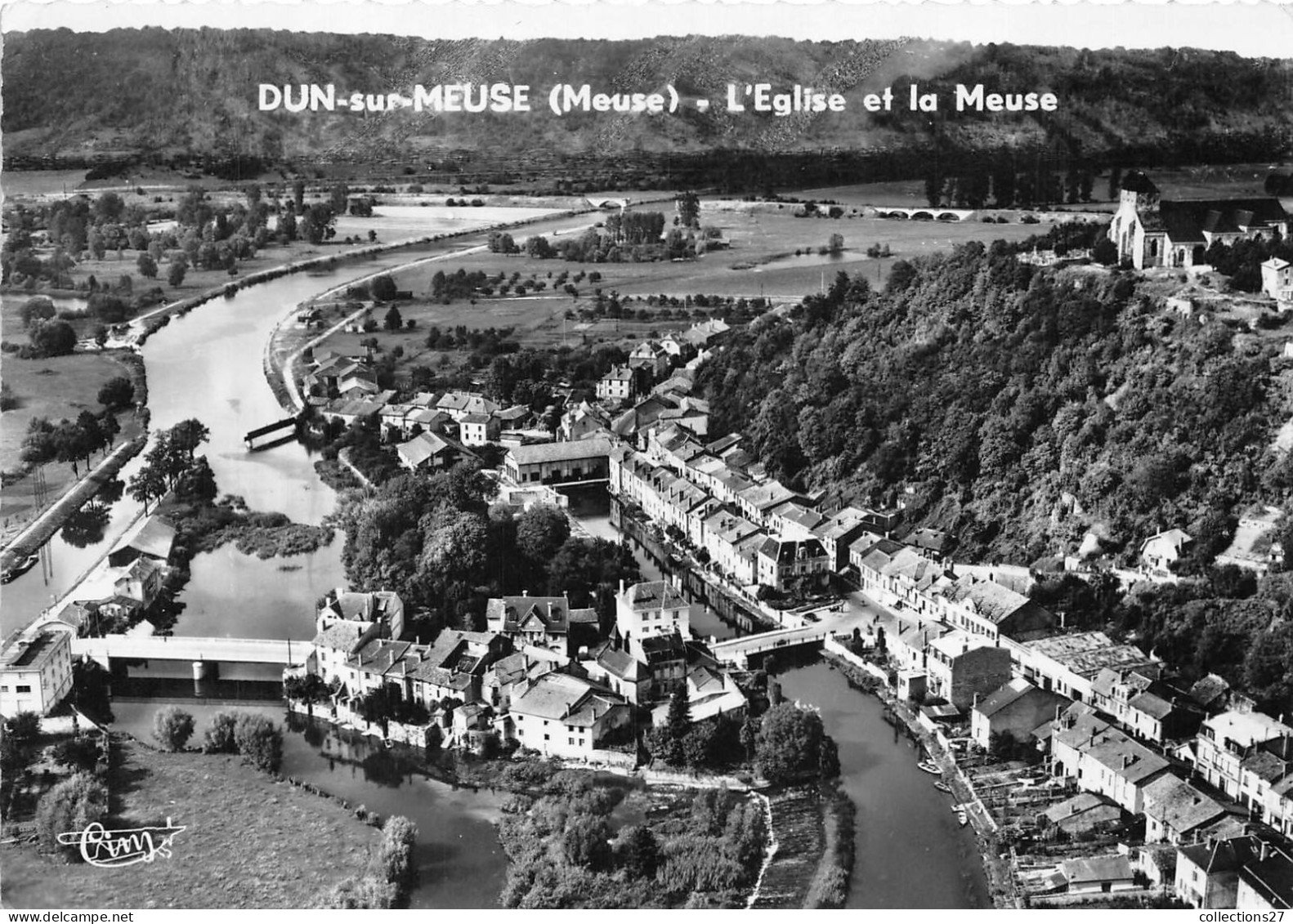 55-DUN-SUR-MEUSE- L'EGLISE ET LA MEUSE - Dun Sur Meuse