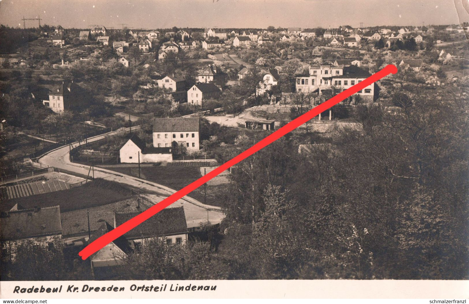 AK Radebeul Lindenau Kottenleite Ringstraße Stephansborn Kottenberge A Buchholz Friedewald Coswig Reichenberg Dresden - Radebeul