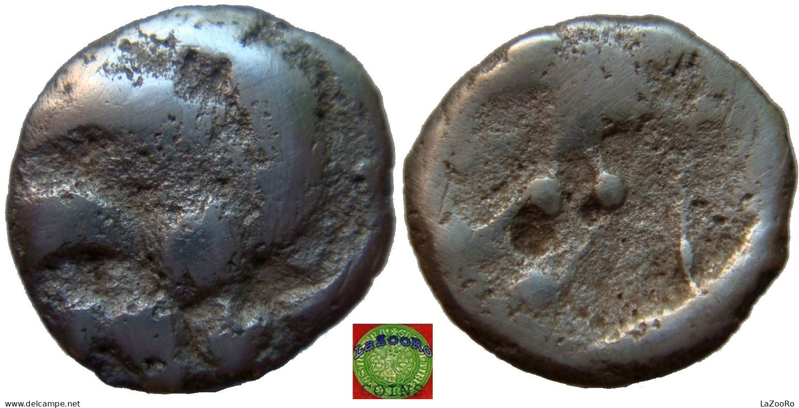 LaZooRo: Greek Antiquity - Vindelici & Helvetii - Celtic AR Quinarius Of Raetia (cca. 80-50 BC), Buschelquinar - Gauloises