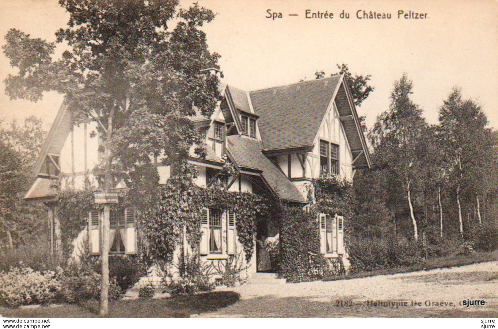 SPA - Entrée Du Château PELTZER - Kasteel - Spa