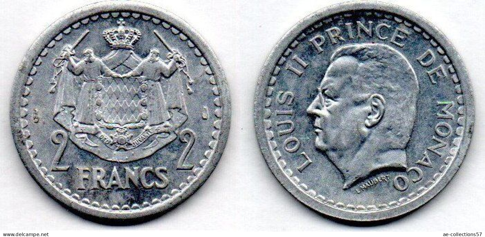 MA 21657 /  Monaco 2 Francs SUP - 1922-1949 Luigi II