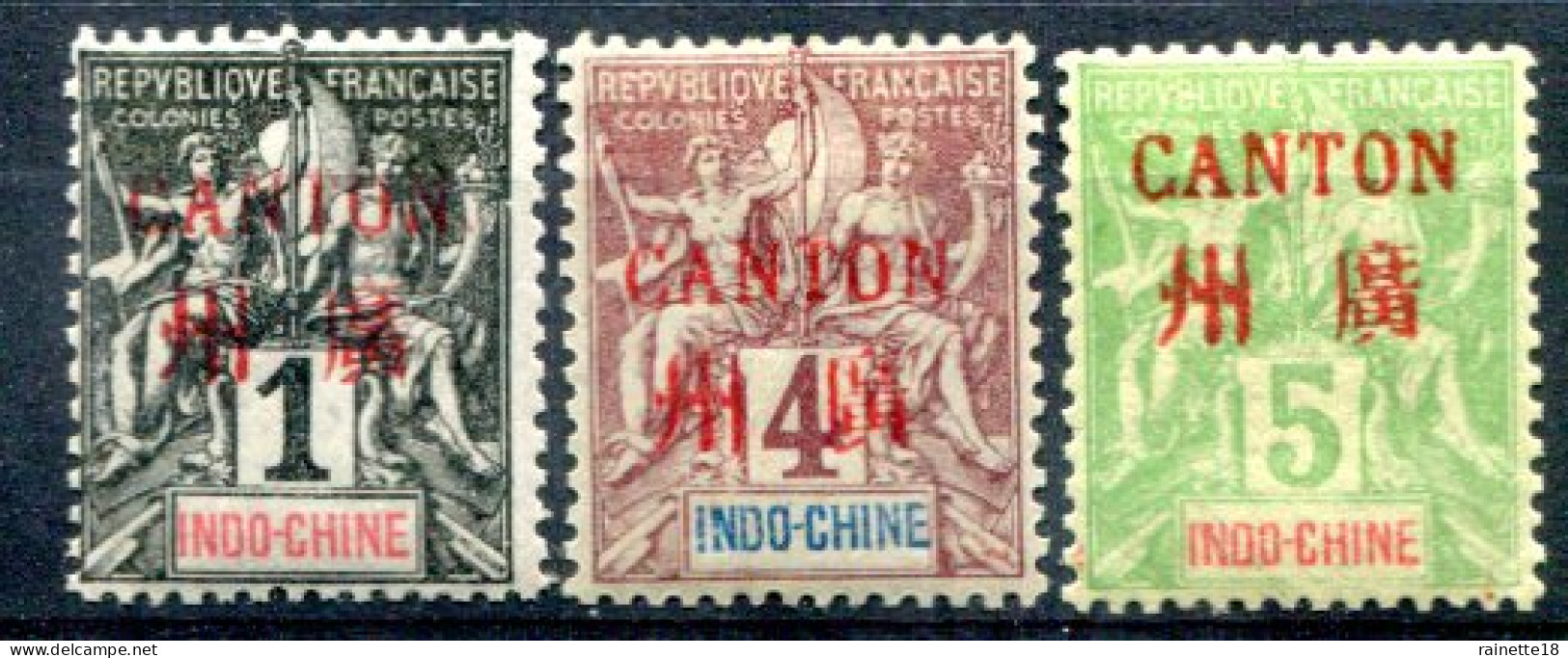 Canton       1-3-5 * - Unused Stamps