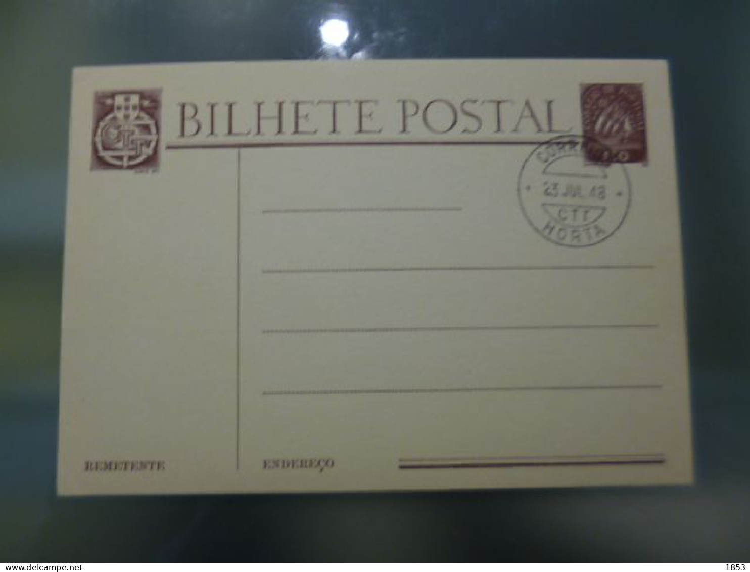 BILHETE POSTAL - TIPO CARAVELA - Horta