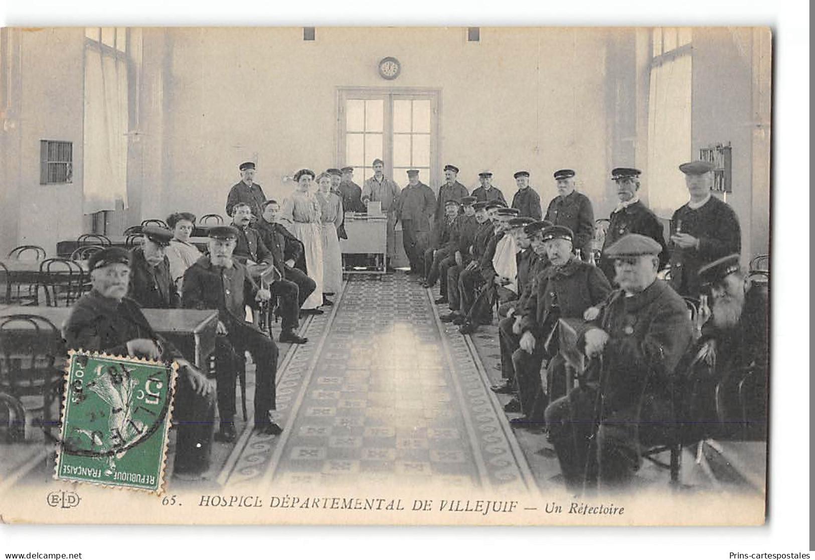 CPA 94 Villejuif Un Refectoire Hospice Departemental - Villejuif