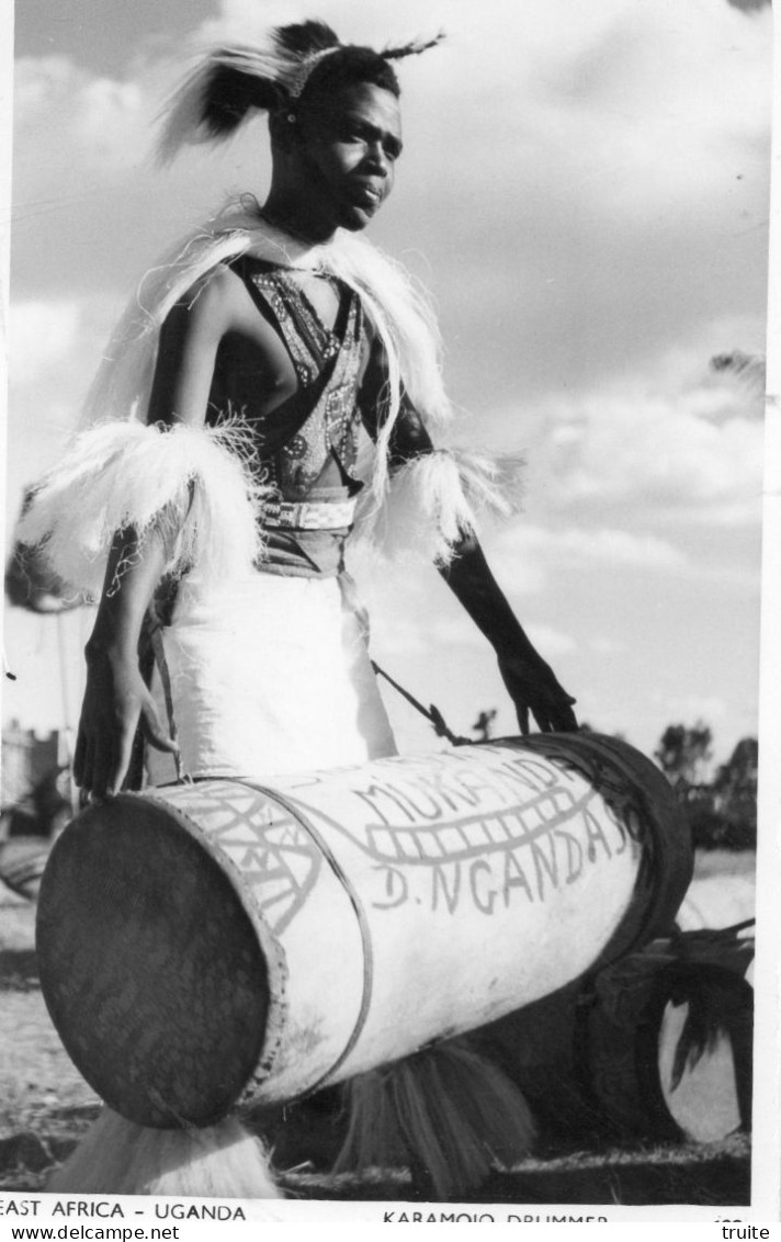 OUGANDA KARAMOJO DRUMMER      ( CARTE PHOTO ) - Uganda