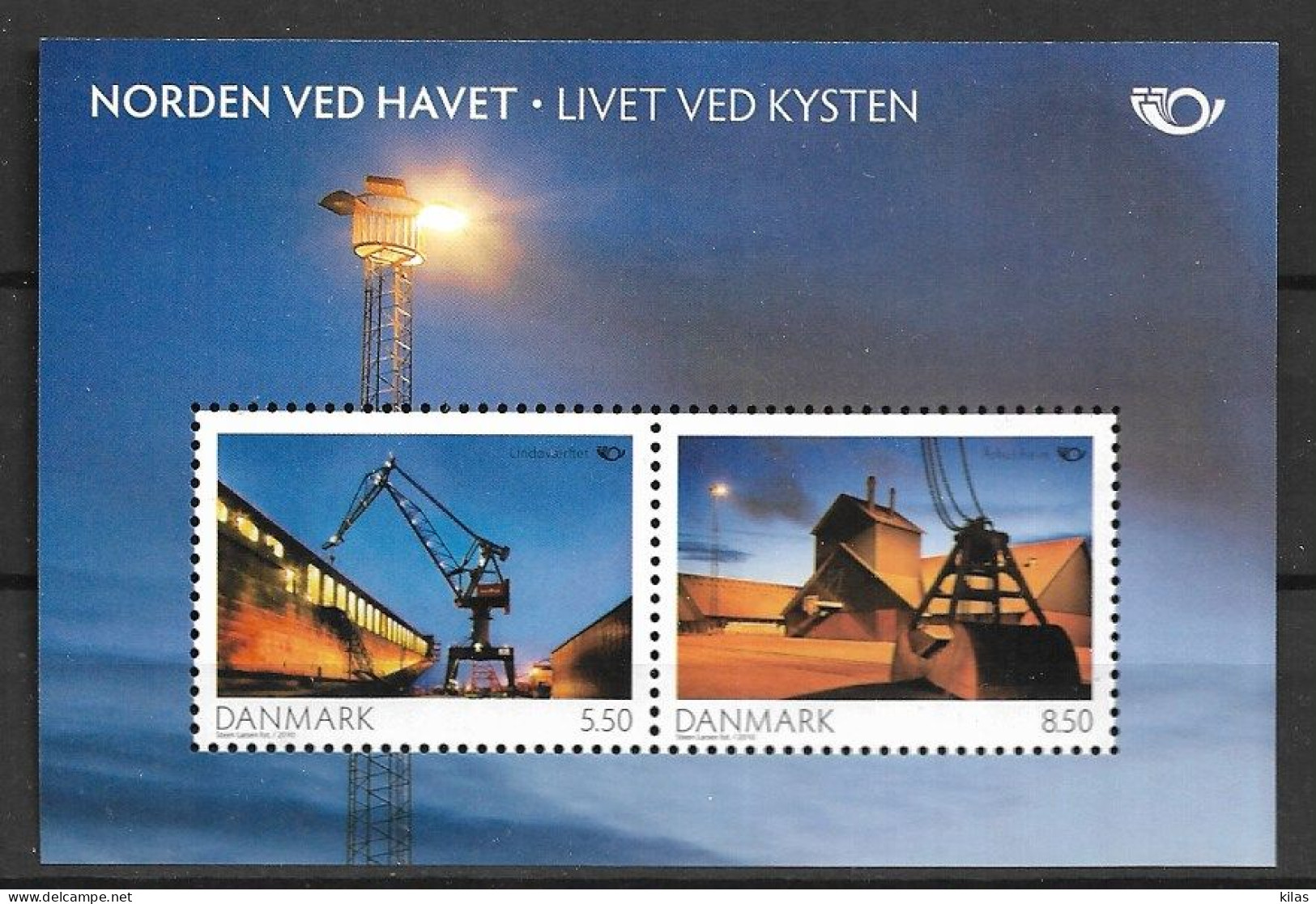 DENMARK 2010 NORDEN,  LIFE BY THE SEA MNH - Blocs-feuillets