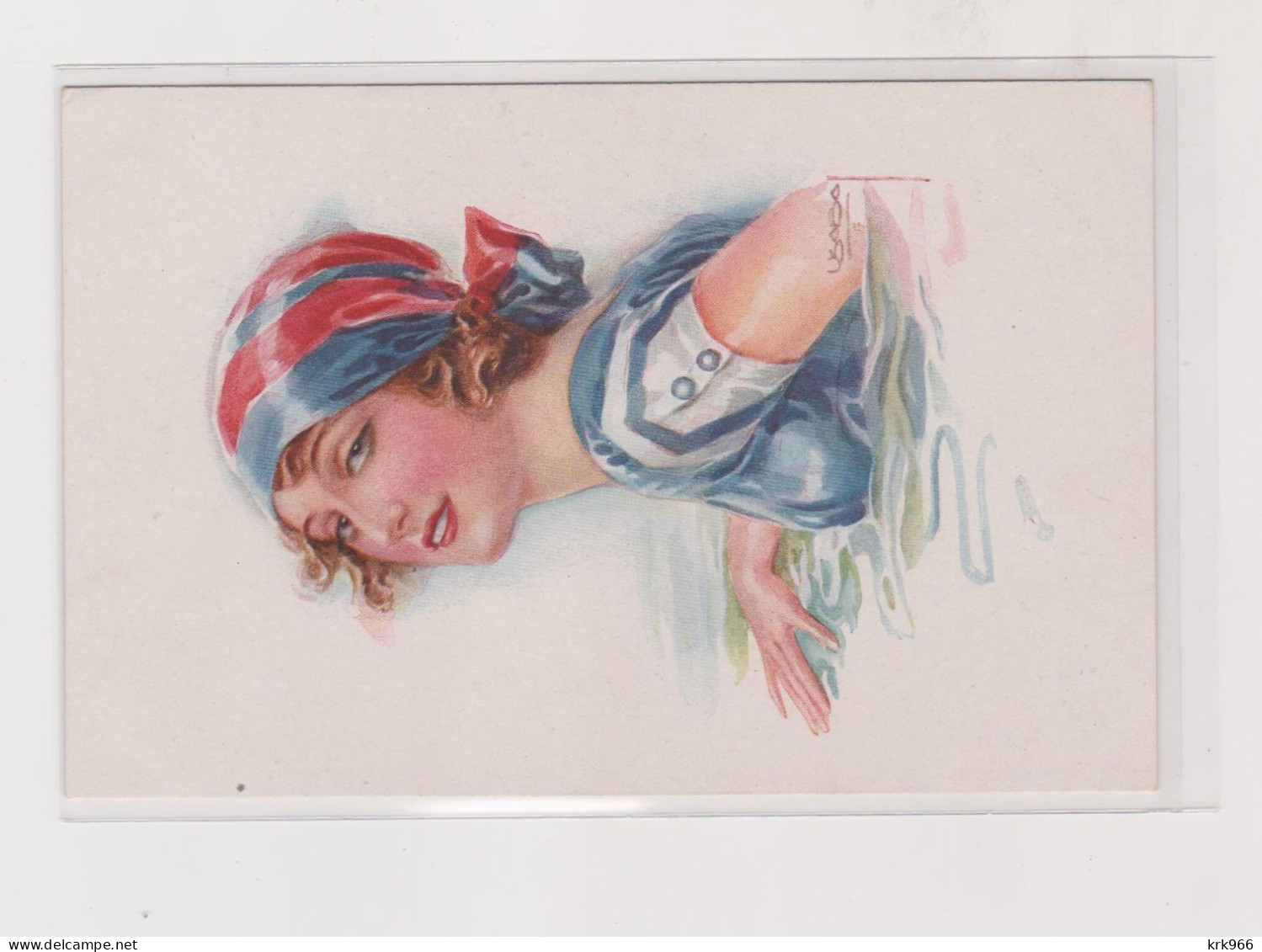 USABAL Girl Nice Postcard - Usabal