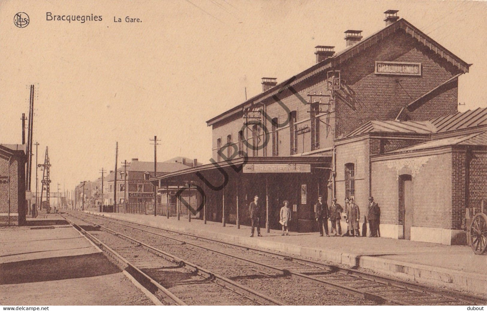 Postkaart/Carte Postale - Bracquegnies - La Gare (C3852) - La Louvière