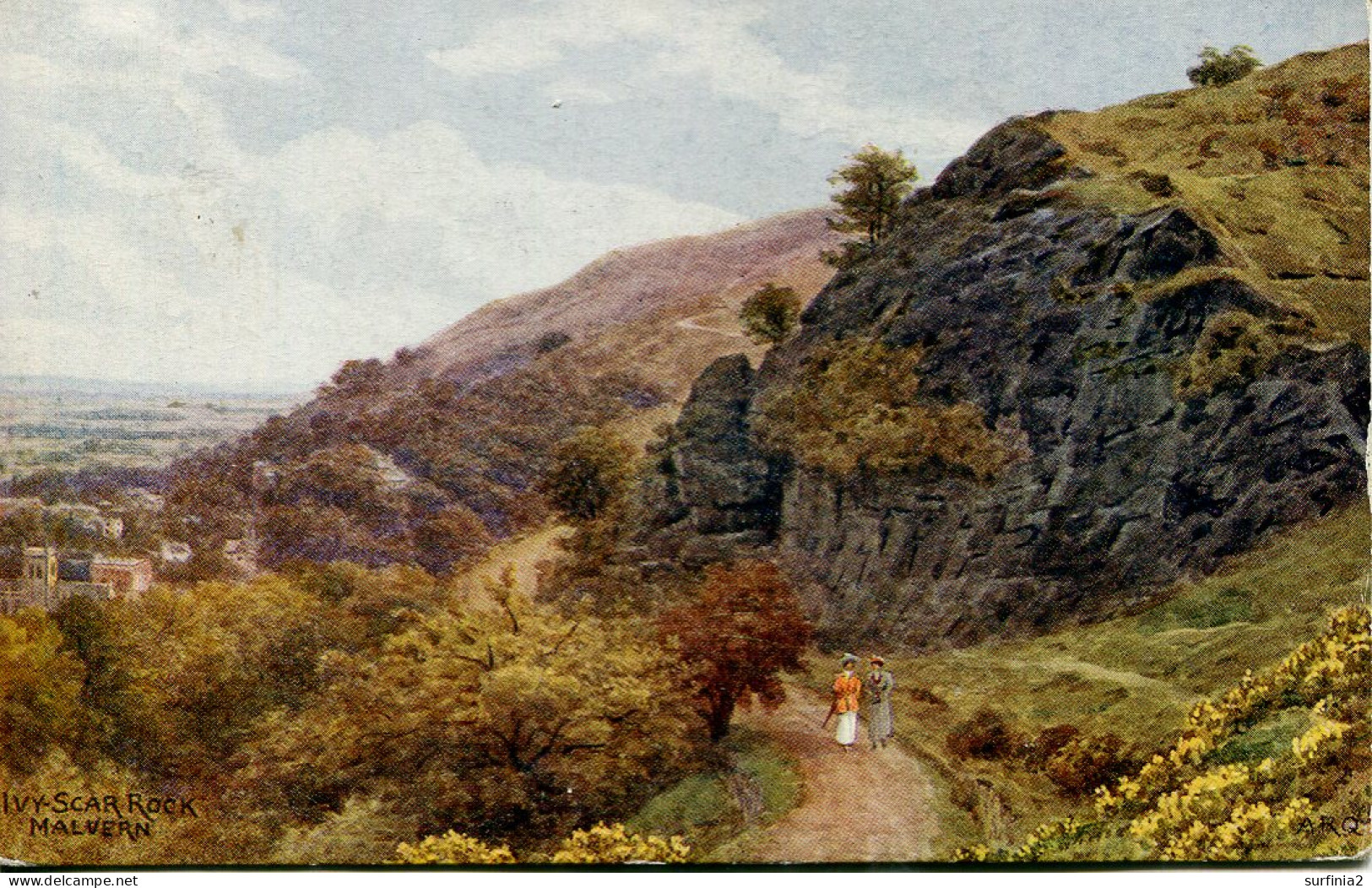 A R QUINTON - SALMON 1308 - IVY SCAR ROCK MALVERN - WITH LADIES - Quinton, AR