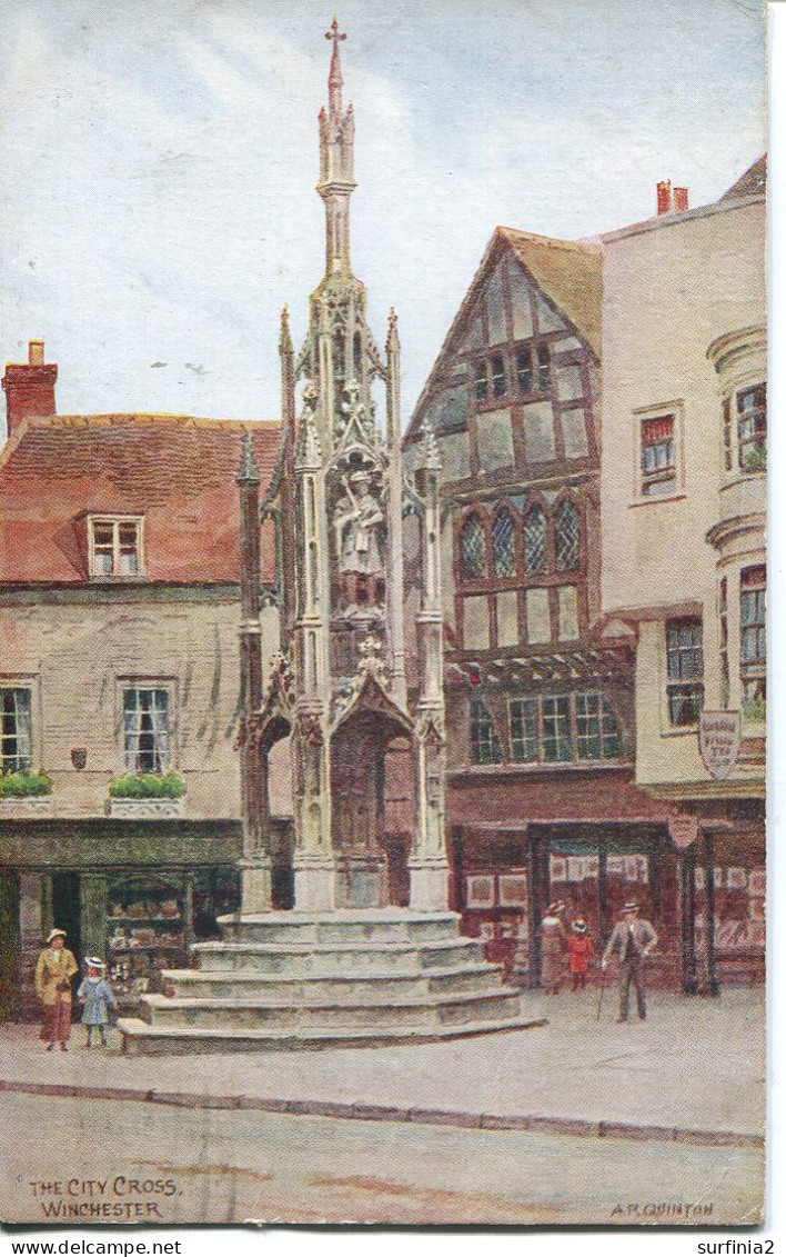 A R QUINTON - SALMON 1540 - THE CITY CROSS, WINCHESTER - 5 PEOPLE - Quinton, AR