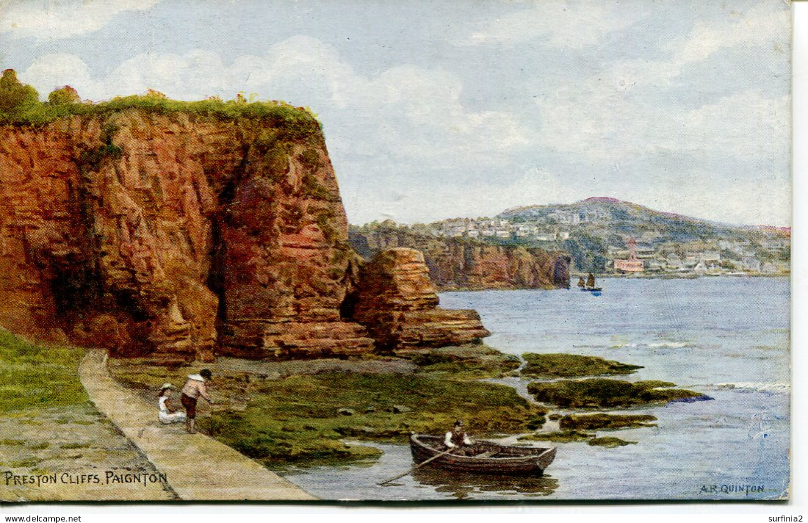 A R QUINTON - SALMON 1674 - PRESTON CLIFFS, PAIGNTON - Quinton, AR