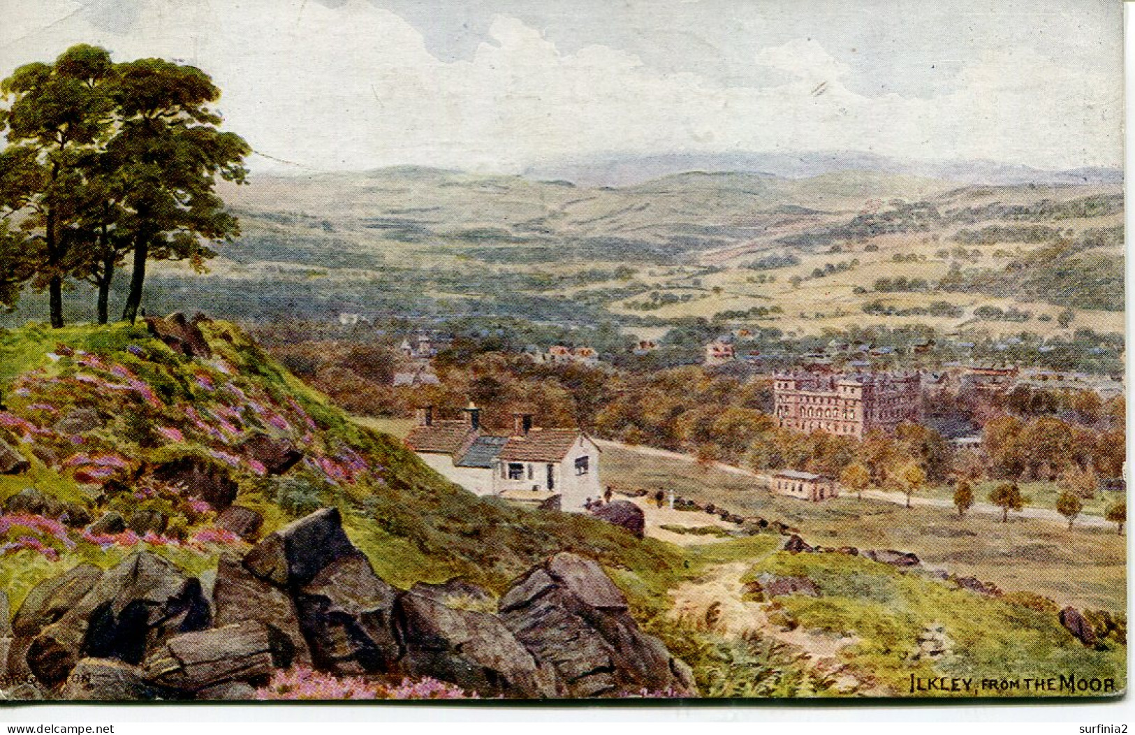 A R QUINTON - SALMON 2028 - ILKLEY FROM THE MOOR - Quinton, AR