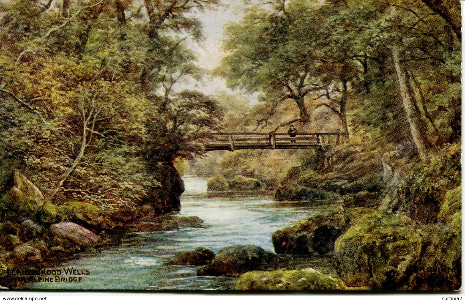 A R QUINTON - SALMON 2392 - LLANDRINDOD WELLS, THE ALPINE BRIDGE - Quinton, AR