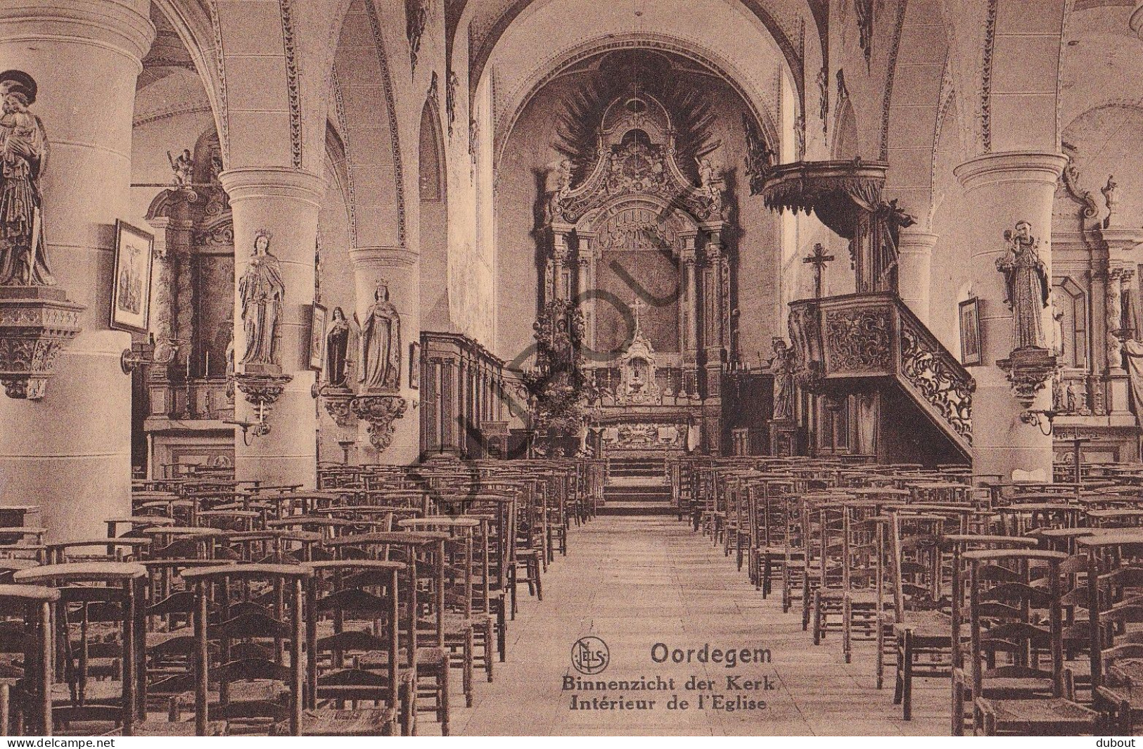 Postkaart/Carte Postale -Oordegem - Kerk  (C3845) - Lede