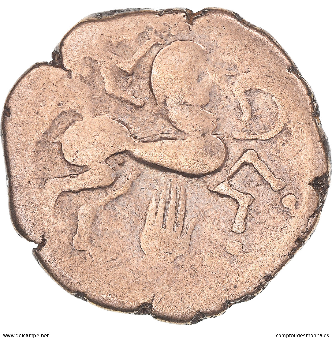 Monnaie, Pictons, Statère à La Main, 80-50 BC, Poitiers, TB, Electrum - Gauloises
