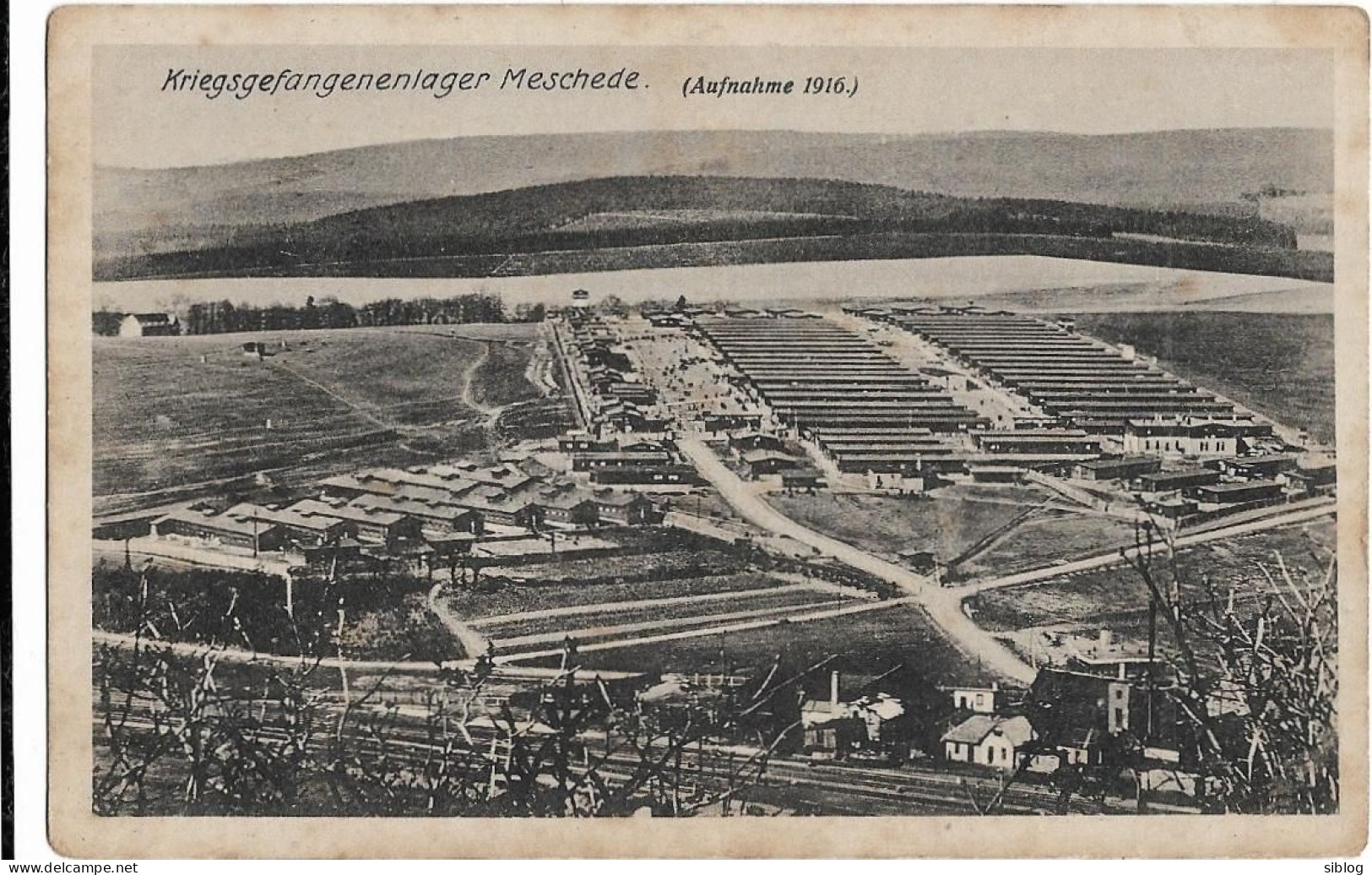 CPA - Kriegsgefangeneniager MESCHEDE (aufnahme 1916) - Meschede