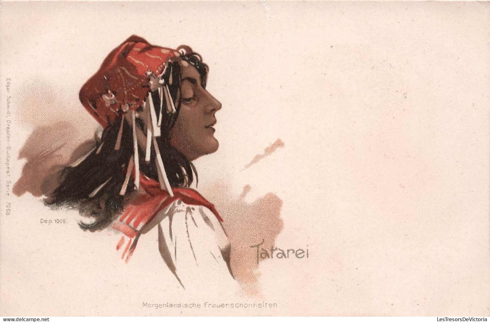 Illustrateur  - Tatarei - Illustration Orientale - Carte Postale Ancienne - Avant 1900