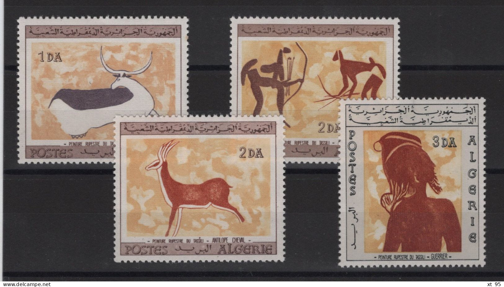 Algerie - N°437 à 440 - Prehistoire - Cote 35.50€ - ** Neuf Sans Charniere - Algerije (1962-...)