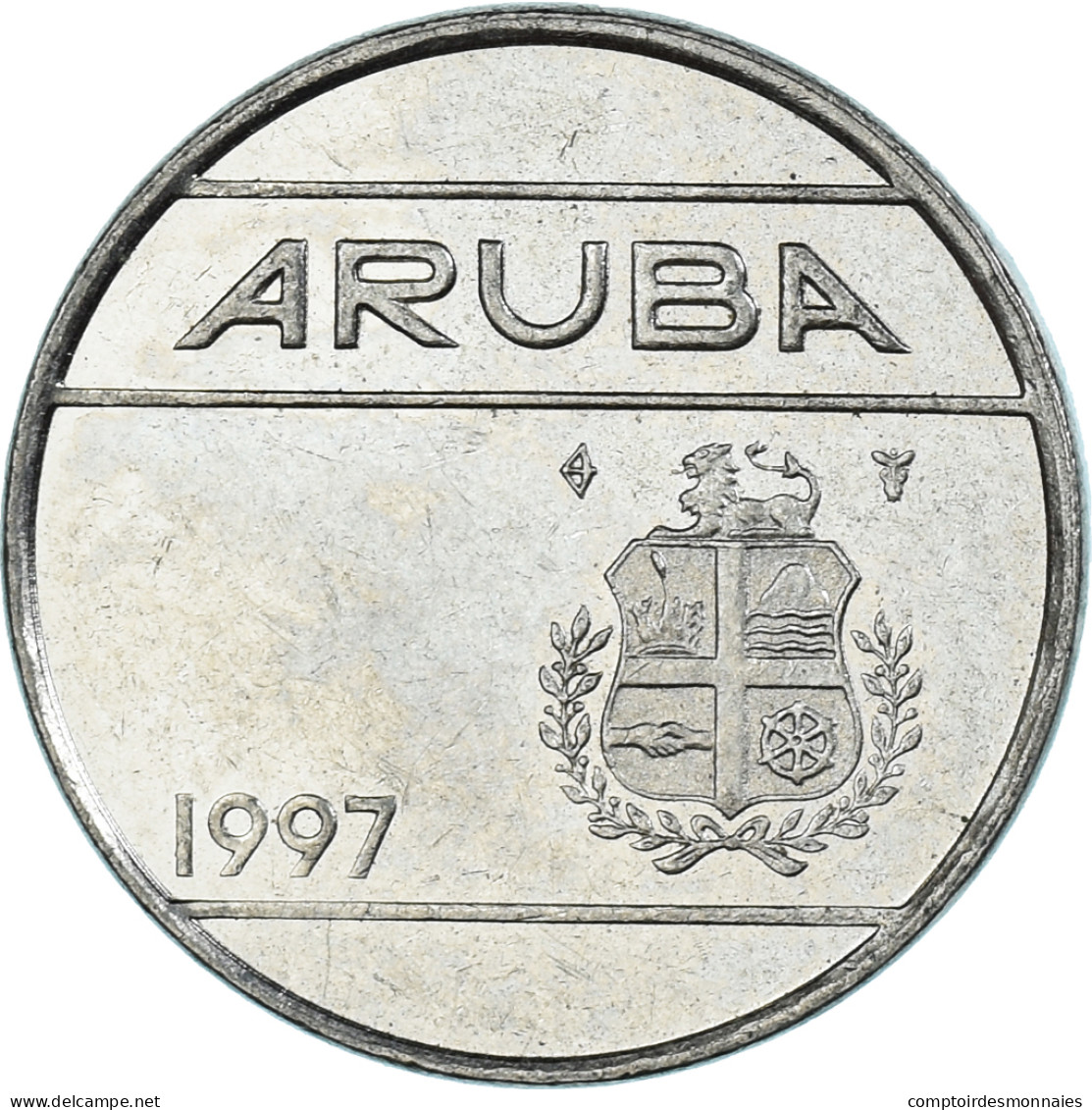 Monnaie, Aruba, 25 Cents, 1997 - Aruba