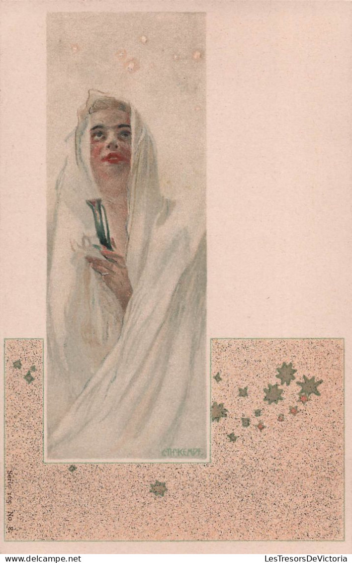 Illustrateur - Kempf - Femme Style Oriental - Style Art Nouveau - Carte Postale Ancienne - Other & Unclassified