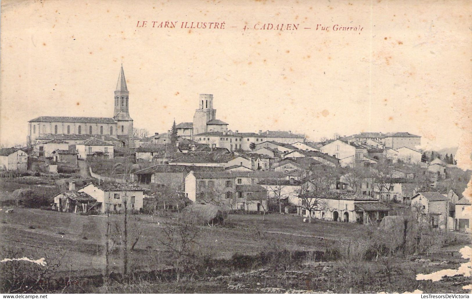 FRANCE - 81 - CADALEN - Vue Générale - Carte Postale Ancienne - Cadalen