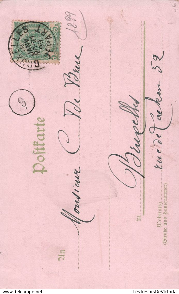 Illustrateur - Affaire Zola - Die Verschleierte - Circulée En 1899 - Carte Postale Ancienne - Other & Unclassified