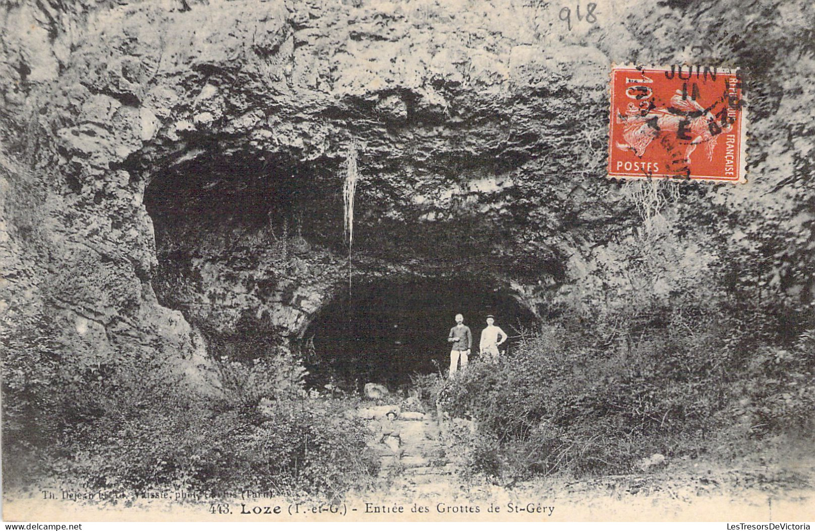 FRANCE - 82 - LOZE - Entrée Des Grottes De St Géry - Carte Postale Ancienne - Other & Unclassified