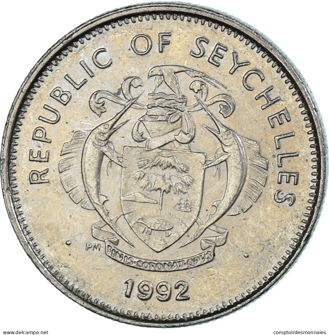 Monnaie, Seychelles, 25 Cents, 1992 - Seychelles