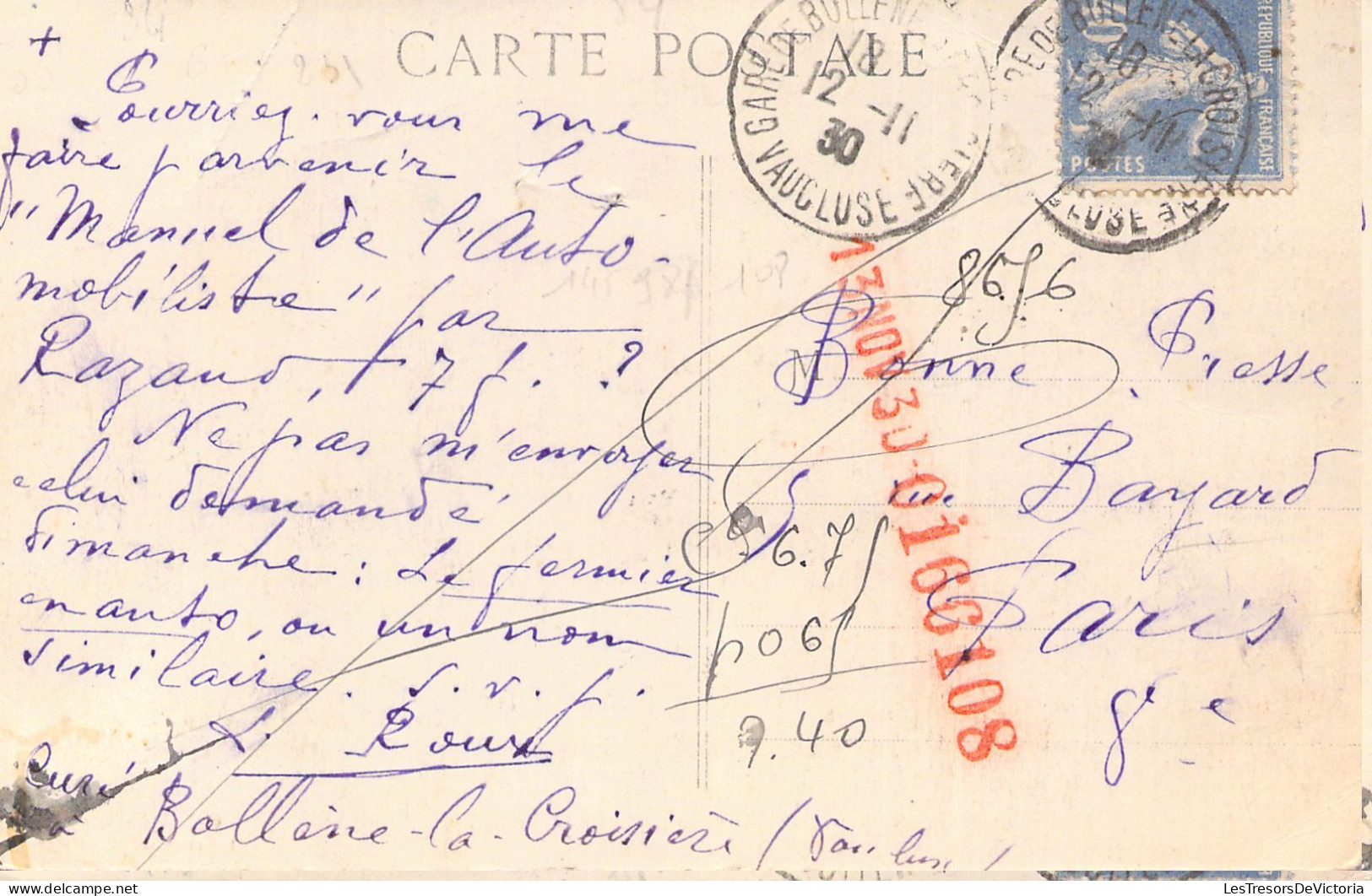 FRANCE - 84 - SABLET - Vue Générale Est - Carte Postale Ancienne - Sonstige & Ohne Zuordnung