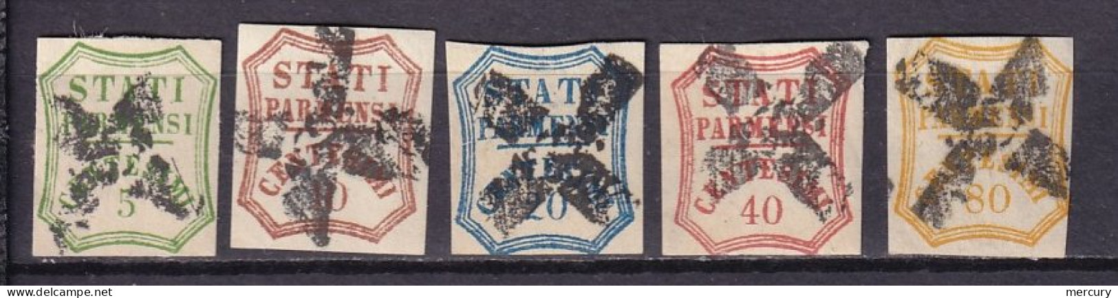 PARME - 4 Valeurs De 1859 FAUX - Parma