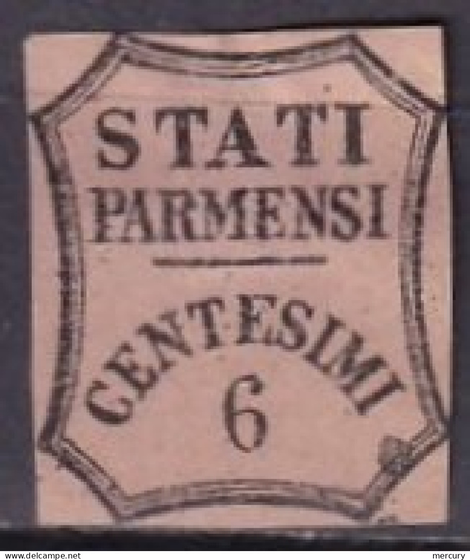 PARME - 6 C. Rose Taxe De 1859 FAUX - Parma