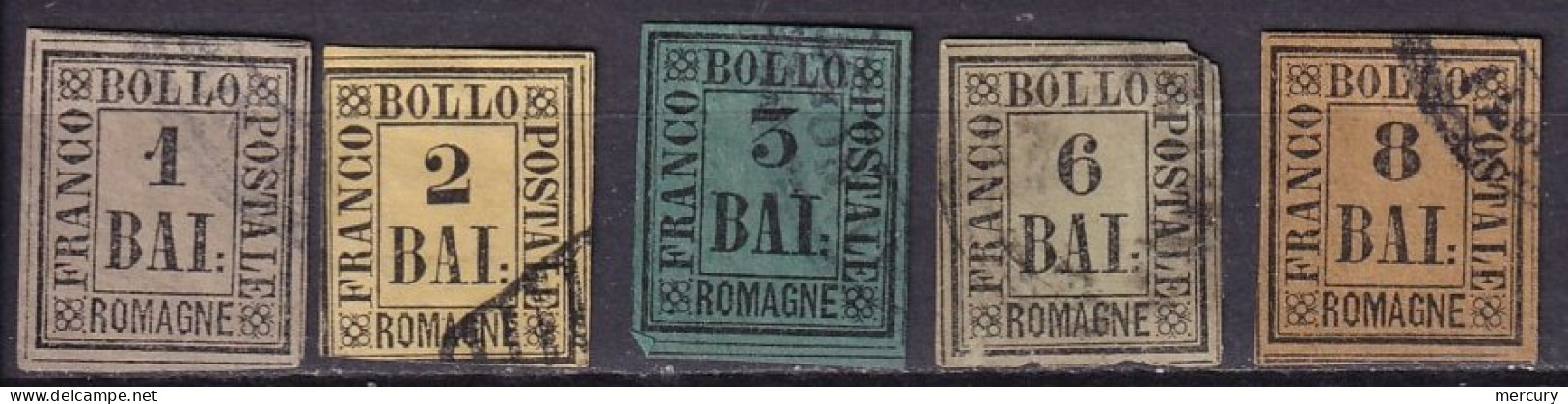 ROMAGNE - 5 Valeurs De 1859 FAUX - Romagne