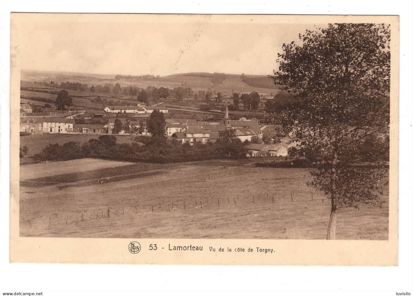 Lamorteau Vu De La Côte De Torgny - Rouvroy