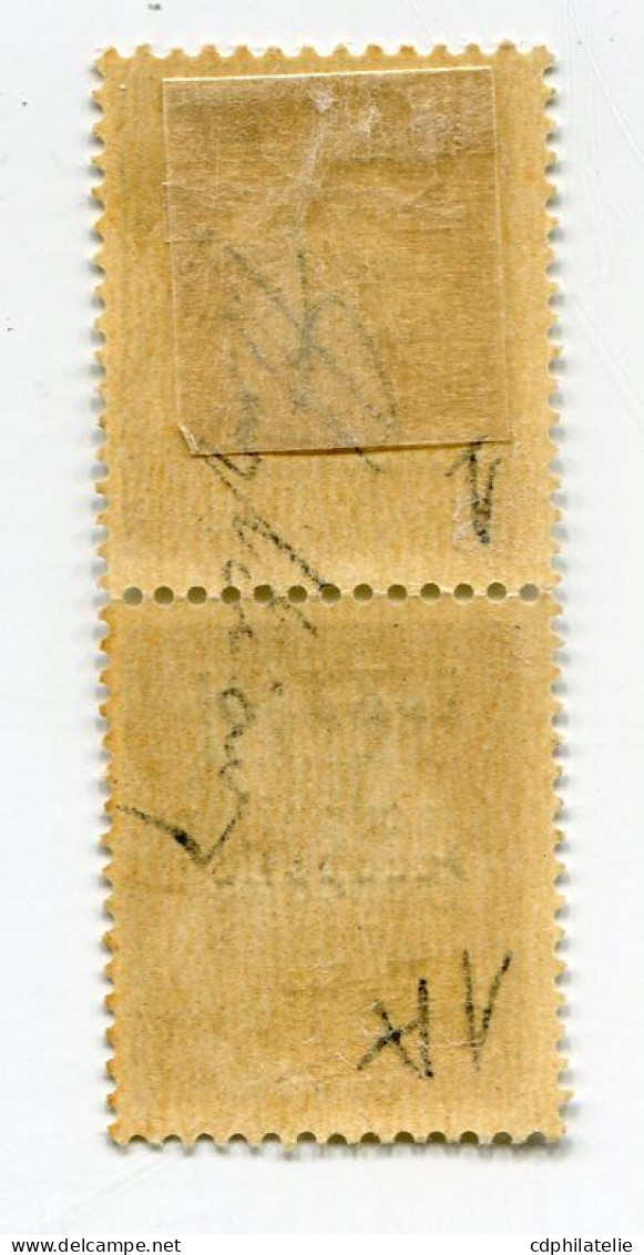 FEZZAN PA 1 Aa * ( DOUBLE SURCHARGE TENANT A NORMAL ) SIGNE AVEC CERTIFICAT ( RARE ) - Unused Stamps