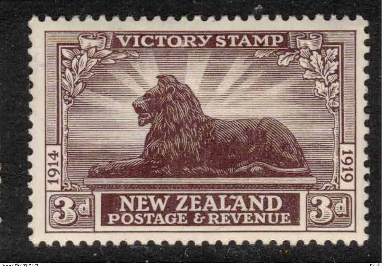 NZ 1920 3d Victory SG 456 HM #CCO9 - Neufs